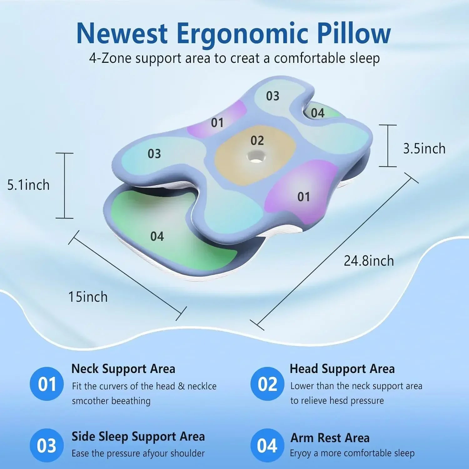Coolora IceSilk Cervical Pillow